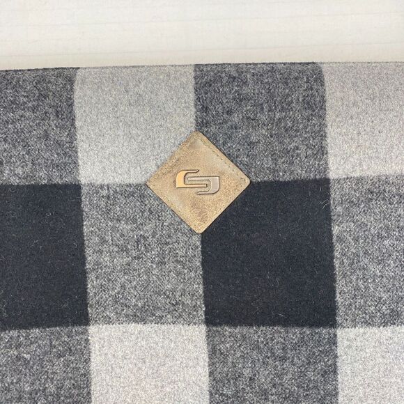 Solo New York Urban Nomad Laptop Messenger in Gray Plaid Shoulder Strap - Picture 6 of 16